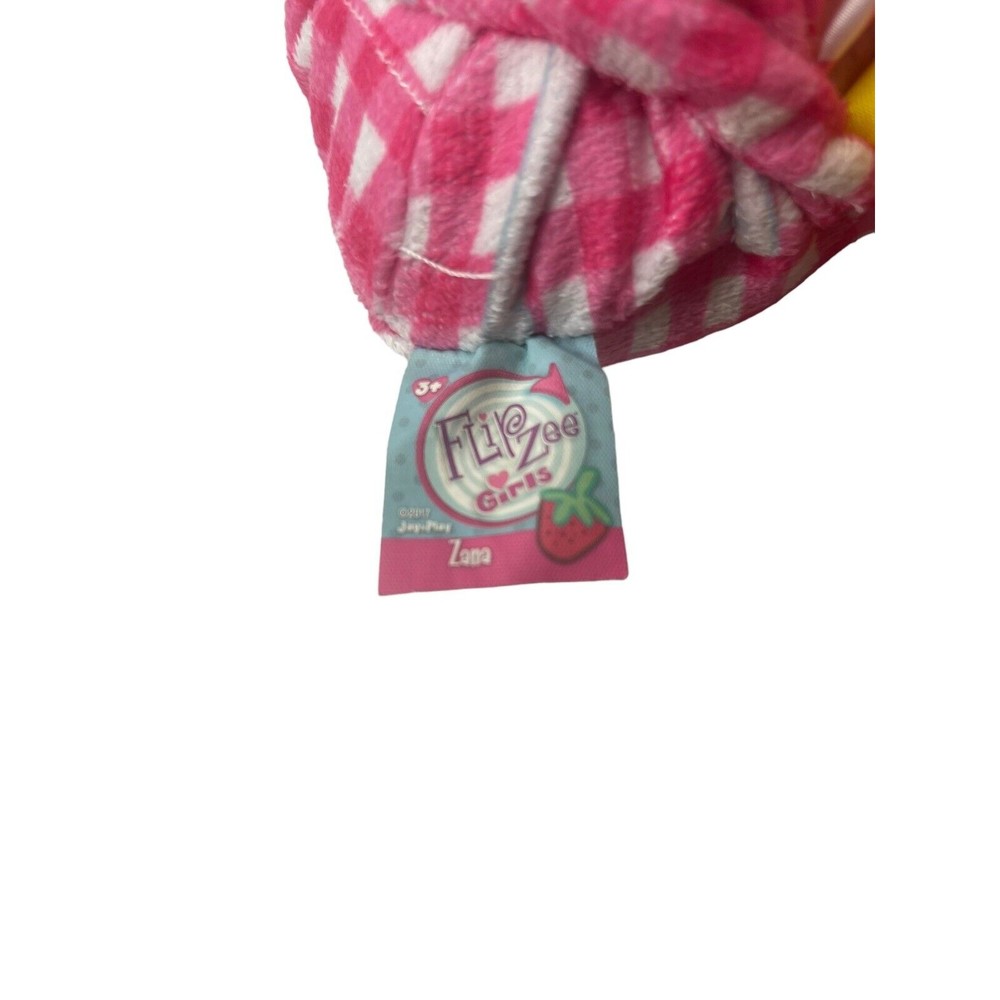 Flip Zee Girls "Zana" Very Berry Stawberry Reversible Plush Doll Cuddly 2 In 1‎ - Picture 6 of 6